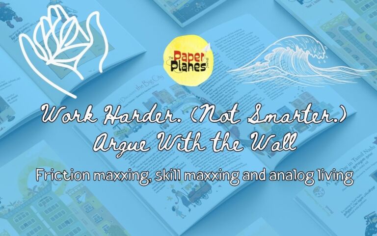 Work Harder. (Not Smarter.) Argue With the Wall